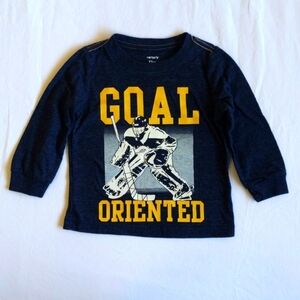 carter's hockey graphic long sleeve shirt 12 months baby boy